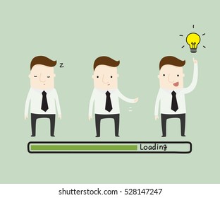 Set power of businessman