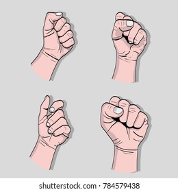 set power hand strong protest