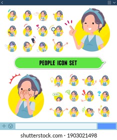 A set of Pregnant Women with expresses various emotions.There are variations of emotions such as joy and sadness.It's vector art so it's easy to edit.