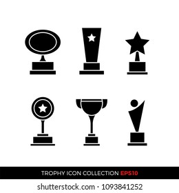 Set of premium award icons. eps10 vector illustration