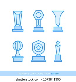 Set of premium award icons. eps10 vector illustration