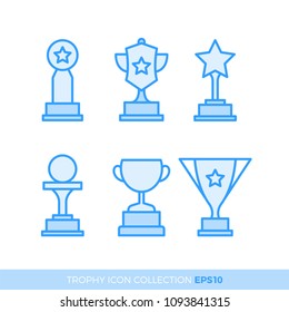 Set of premium award icons. eps10 vector illustration