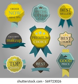 Set of premium badges for your business.