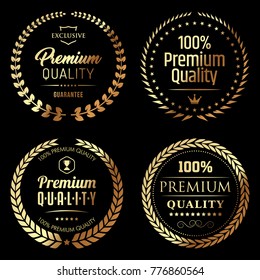 Set of Premium Quality Badges