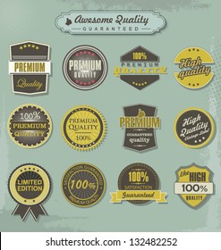 Set of Premium Quality labels