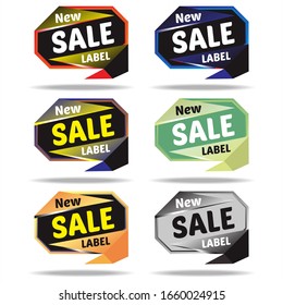 Set of premium quality labels. Modern vector illustration labels for shopping, e-commerce, product promotion, social media stickers, marketing.
