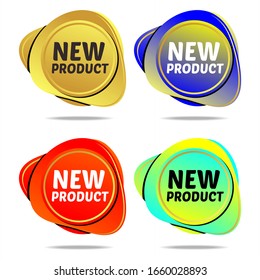 Set of premium quality labels. Modern vector illustration labels for shopping, e-commerce, New product promotion, social media stickers, marketing.