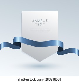 Set Of Premium Ribbons. Vector Illustration