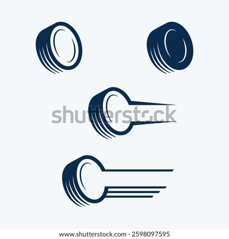 Set of Premium Tire Shop Logo Vector. Automotive, Wheel, Tyre Repair Design