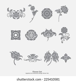 Set premium of Vector Flowers.