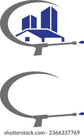 a set of pressure washer icons