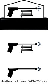 a set of pressure washer icons