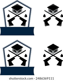 a set of pressure washer icons