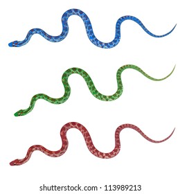Set pretty realistic snakes