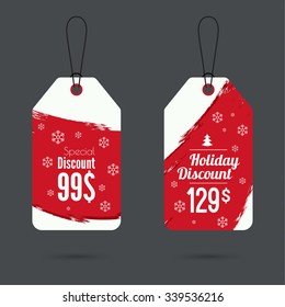 Set price tag.