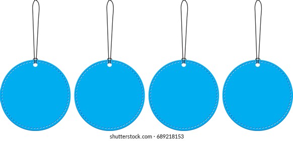 Set of price tag  with isolated background.