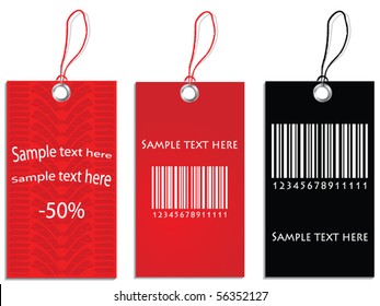 Set of Price tags