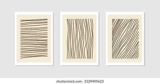 Definir a linha de decoração de parede da arte impressa