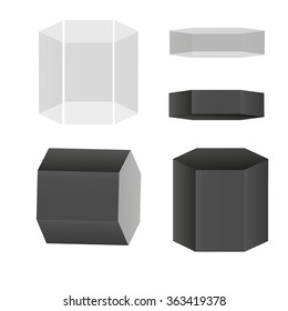 Set of prism and polyhedron and polygon