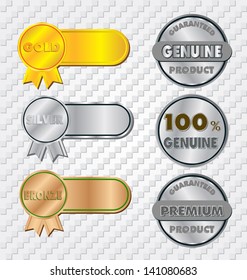 set of product label 