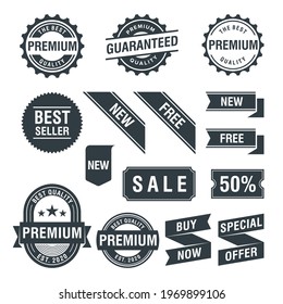 Set of product promotion label vector