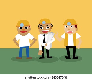 set of professional career about building and Engineer