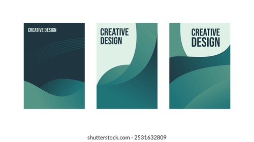 Conjunto de Plantillas de diseño de portada profesional para Anuncios, folletos, volantes, fondos, medios promocionales y diseños de redes sociales