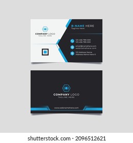 Set of professional modern creative business card design template