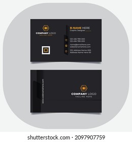 Set of professional modern creative business card design template