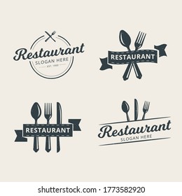 Designvorlage für das professionelle Restaurant-Logo 