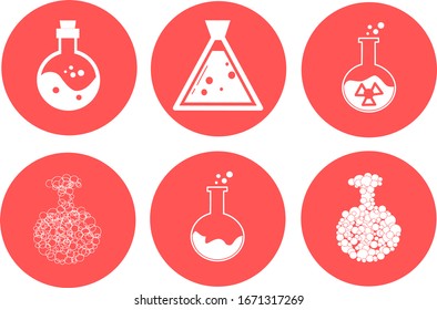 Conjunto de iconos profesionales de veneno vectorial. Símbolo de veneno que puede ser usado para cualquier plataforma y propósito. Ilustración venenosa de alta calidad. Señales vectoriales de grifo peligrosas. signo de radiación, signo de veneno.