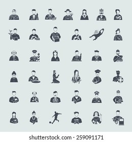 Set of professions icons