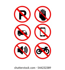 set prohibition icon