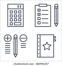 Set Of Project Management Icons On Investment, Task List, Best Solution And More. Premium Quality EPS10 Vector Illustration For Mobile, App, UI Design.