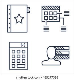 Set Of Project Management Icons On Quality Management, Planning, Investment And More. Premium Quality EPS10 Vector Illustration For Mobile, App, UI Design.