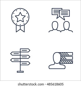 Set Of Project Management Icons On Award, Team Meeting, Personality And More. Premium Quality EPS10 Vector Illustration For Mobile, App, UI Design. Set Of Project Management Icons On Award, Team Meeting, Personality And More. Premium Quality EPS10 Vector Illustration For Mobile, App, UI Design.