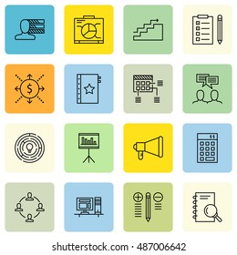 Set Of Project Management Icons On Creativity, Investment, Cash Flow And More. Premium Quality EPS10 Vector Illustration For Mobile, App, UI Design.