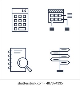 Set Of Project Management Icons On Decision Making, Planning, Investment And More. Premium Quality EPS10 Vector Illustration For Mobile, App, UI Design.