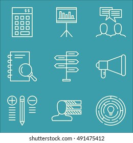 Set Of Project Management Icons On Best Solution, Research, Promotion And More. Premium Quality EPS10 Vector Illustration For Mobile, App, UI Design.
