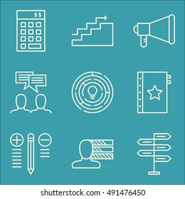 Set Of Project Management Icons On Best Solution, Promotion, Creativity And More. Premium Quality EPS10 Vector Illustration For Mobile, App, UI Design.