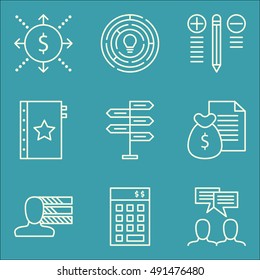 Set Of Project Management Icons On Money Revenue, Investment, Best Solution And More. Premium Quality EPS10 Vector Illustration For Mobile, App, UI Design.