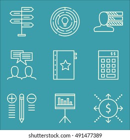 Set Of Project Management Icons On Investment, Creativity, Cash Flow And More. Premium Quality EPS10 Vector Illustration For Mobile, App, UI Design.