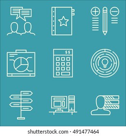 Set Of Project Management Icons On Quality Management, Personality, Graph And More. Premium Quality EPS10 Vector Illustration For Mobile, App, UI Design.