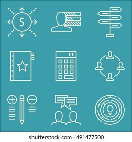 Set Of Project Management Icons On Creativity, Investment, Decision Making And More. Premium Quality EPS10 Vector Illustration For Mobile, App, UI Design.