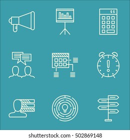 Set Of Project Management Icons On Investment, Opportunity And Personal Skills Topics. Editable Vector Illustration. Includes Making, Skills And Idea Vector Icons.