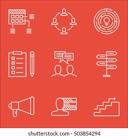 Set Of Project Management Icons On Opportunity, Schedule And Personal Skills Topics. Editable Vector Illustration. Includes Personal, Task And Project Vector Icons.