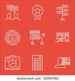 Set Of Project Management Icons On Personal Skills, Investment And Discussion Topics. Editable Vector Illustration. Includes Finance, Investment And Win Vector Icons.