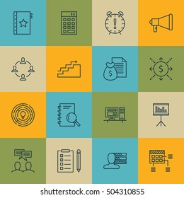 Set Of Project Management Icons On Money, Computer And Schedule Topics. Editable Vector Illustration. Includes Analysis, Warranty And Brainstorming Vector Icons.
