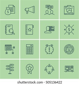 Set Of Project Management Icons On Warranty, Personal Skills And Investment Topics. Editable Vector Illustration. Includes Schedule, Personality And Warranty Elements