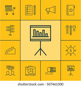 Set Of Project Management Icons On Schedule, Warranty And Opportunity Topics. Editable Vector Illustration. Includes Money, Schedule, Skills And More Vector Icons.